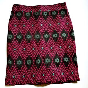 Ann Taylor Women’s Dark Pink Lined Mini Pencil Skirt, Size 8P